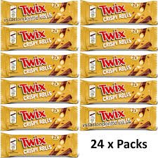 Twix Crispy Rolls 24-Pack