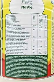 Nestlé NIDO Back Label