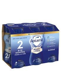 Aptamil Stage 2 Ready to Feed 6×200ml