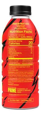 Prime Hydration Dragon Fruit Açaí 500ml