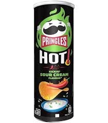 Pringles Hot! Sour Cream 160g