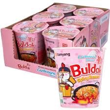 Samyang Buldak Carbonara Cup 6-Pack Box