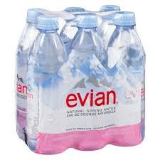 Evian Natural Spring Water 6×500ml