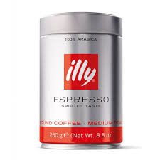 illy Espresso Ground Coffee Medium 250g